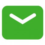 Green download icon with arrow pointing downwards.