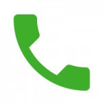 Green phone icon for calls