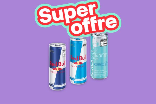 Offre spéciale canettes boissons énergisantes