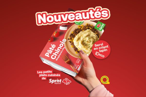 Emballage de pâté chinois nouvellement lancé.